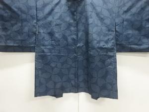 花模様織出し本場泥大島紬羽織